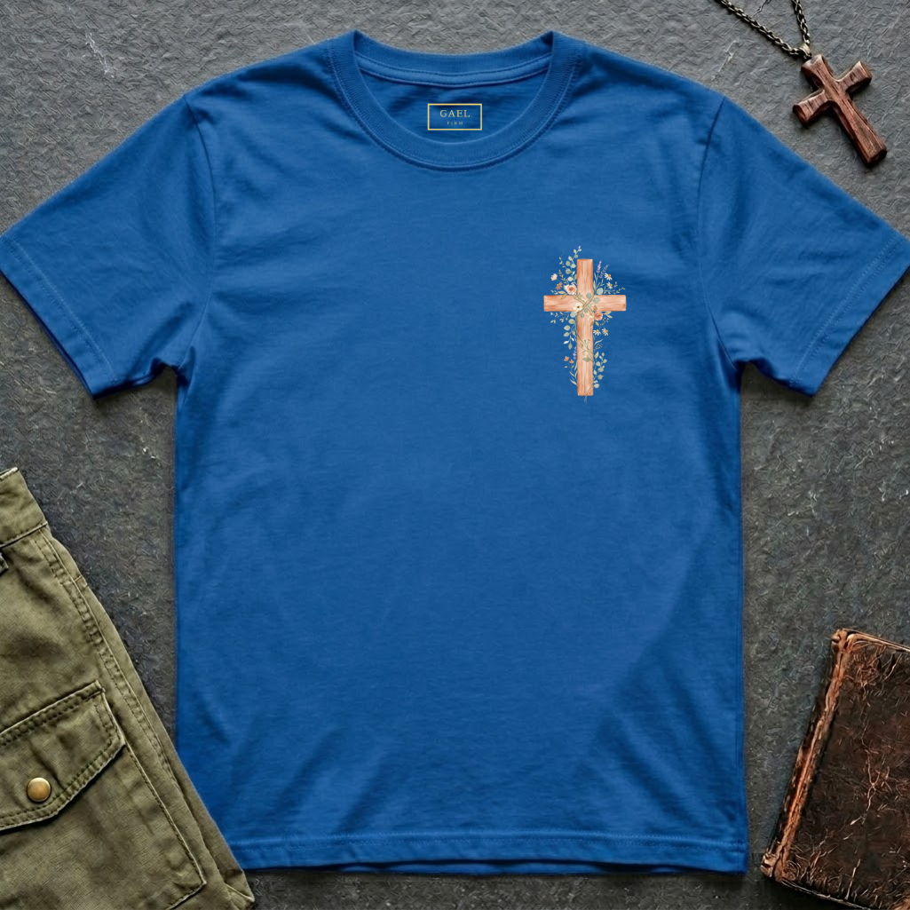 Faith Blooms Here T-shirt