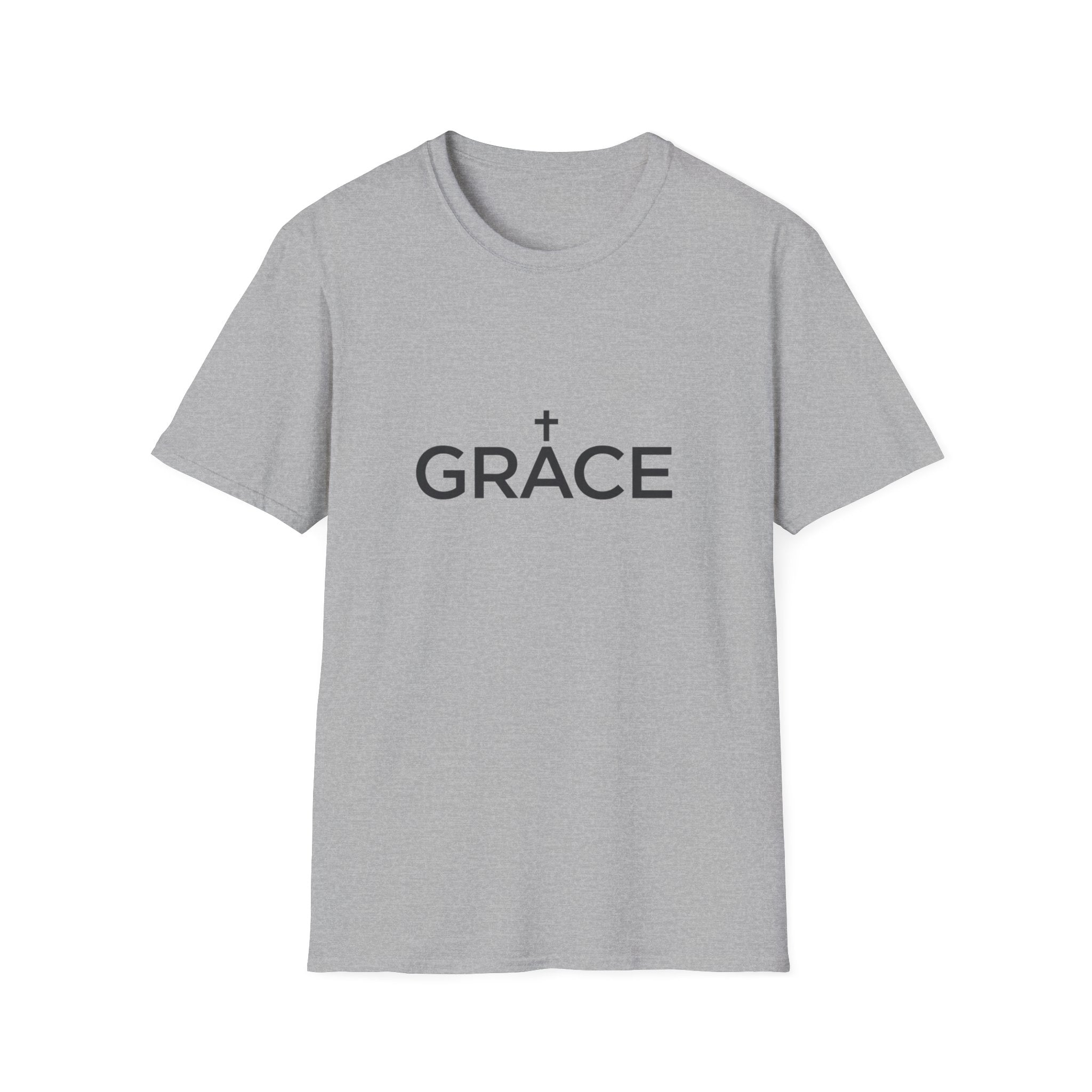 Grace text cross T-shirt