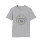 Rooted in faith - Circle design T-shirt