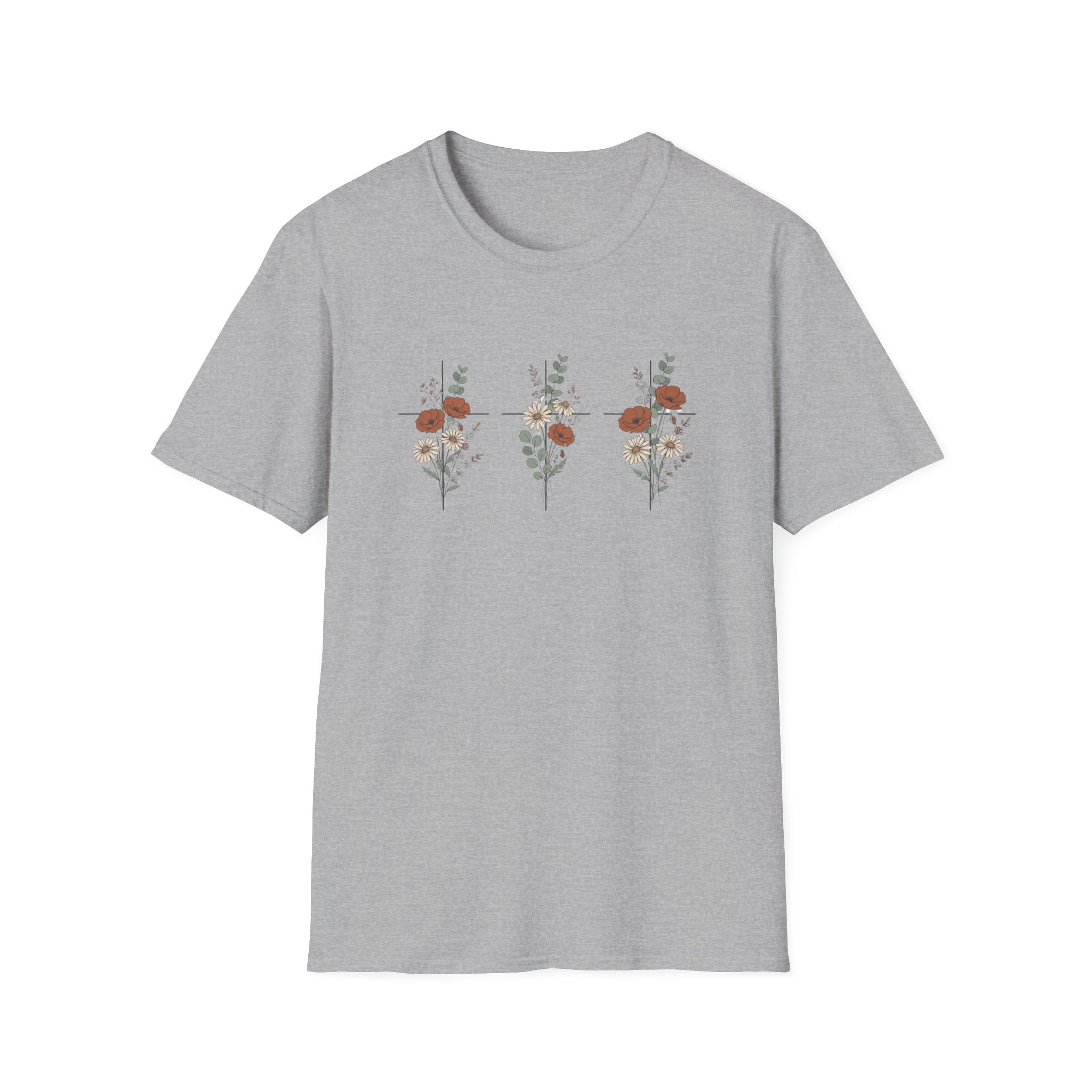 Three crosses - roses T-shirt