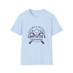 Redeemed & restored - the carpenter's workshop T-shirt