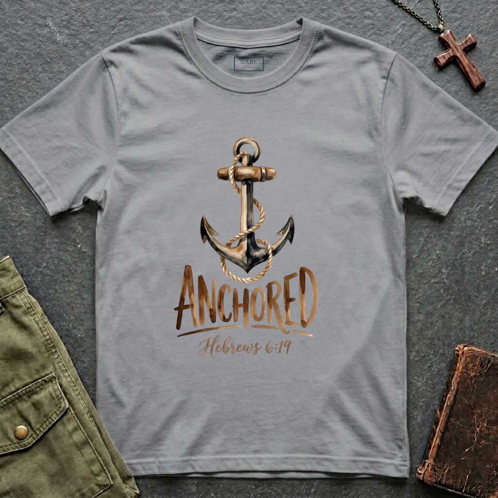 Anchored painted style T-shirt