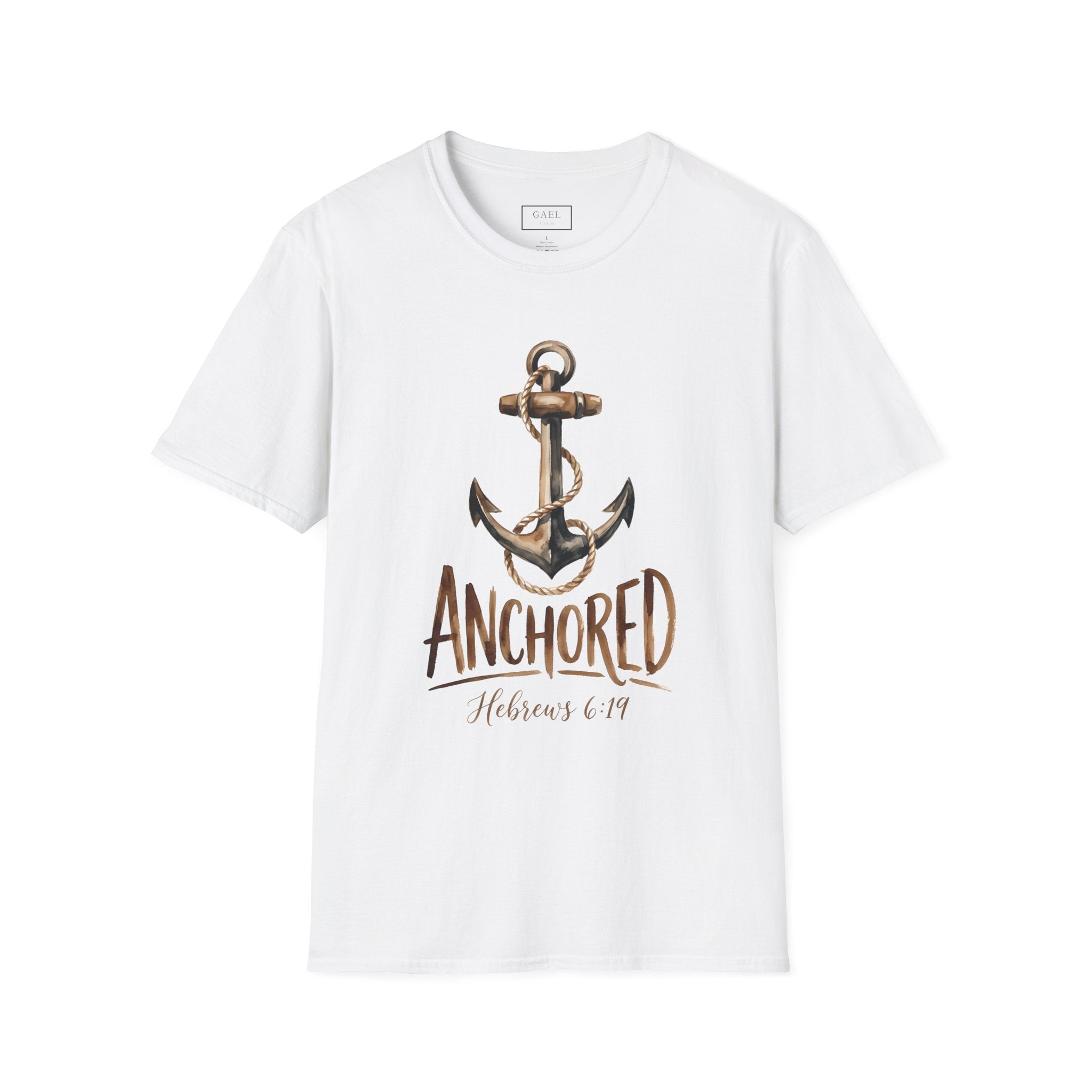 Anchored painted style T-shirt