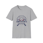 Redeemed & restored - the carpenter's workshop T-shirt