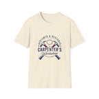 Redeemed & restored - the carpenter's workshop T-shirt