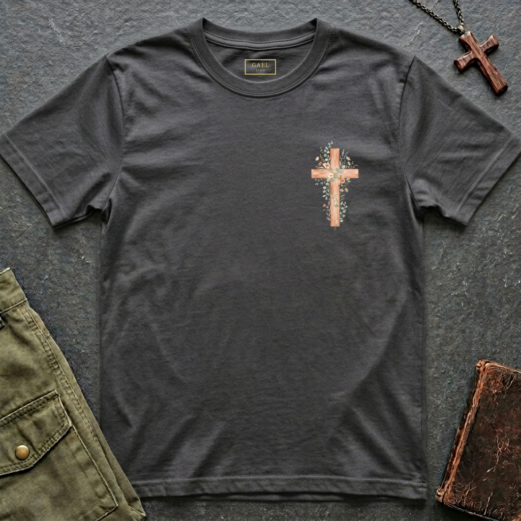 Faith Blooms Here T-shirt