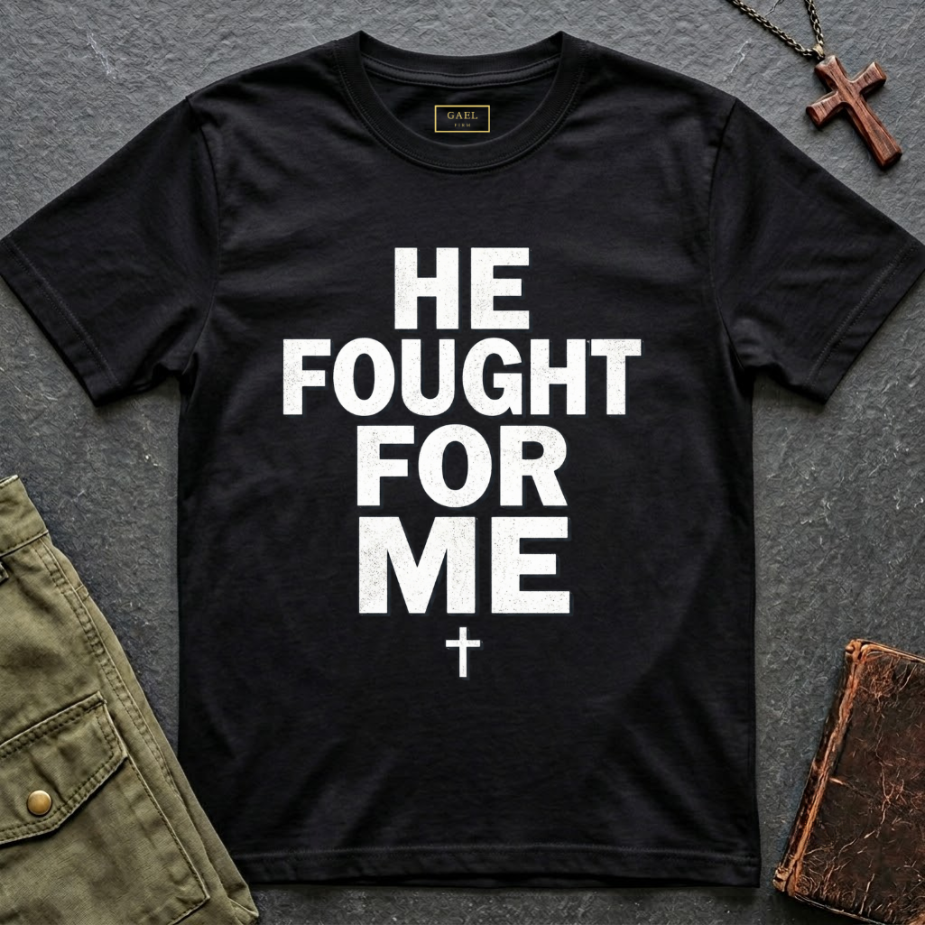 HE FOUGHT FOR ME T-shirt